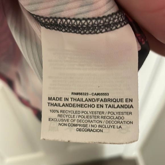 Nike Tank Top Women's Small Racerback Pink Gray Striped - Picture 7 of 8